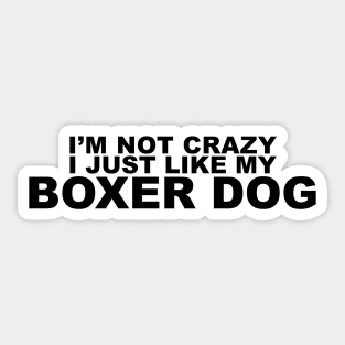 Boxer Dog Sticker